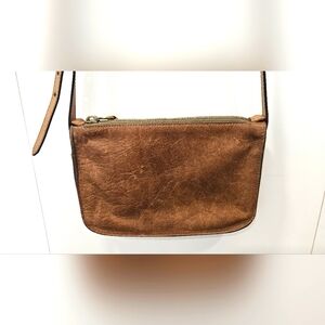 Madewell Camel/Tan Leather Crossbody Bag